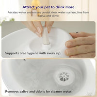 Indoor Cat Water Accessory With Modern Dispenser Design