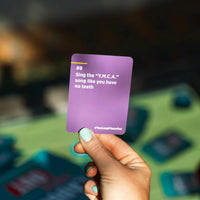 Indoor charades game for family gatherings