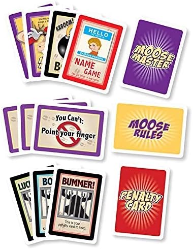 Indoor family card game laughter fun