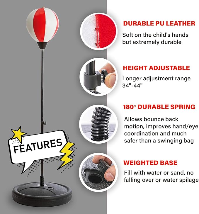 Indoor fitness toy kids boxing bag