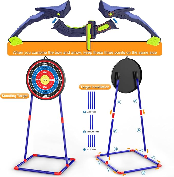 Indoor outdoor archery toy for kids fun