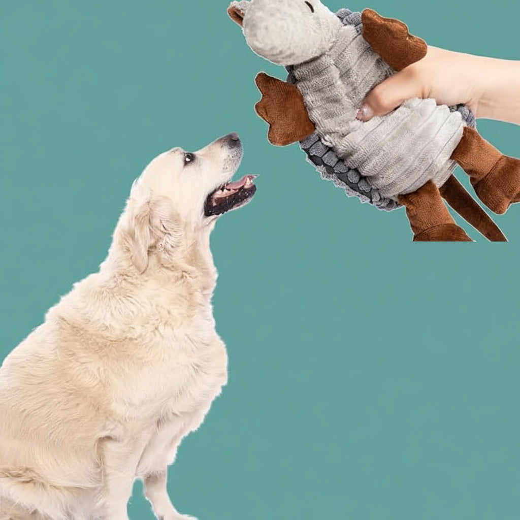 Indoor Pet Play Toy for Dogs with Stuffed Design