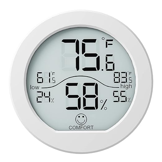 Indoor temperature humidity meter for home monitoring