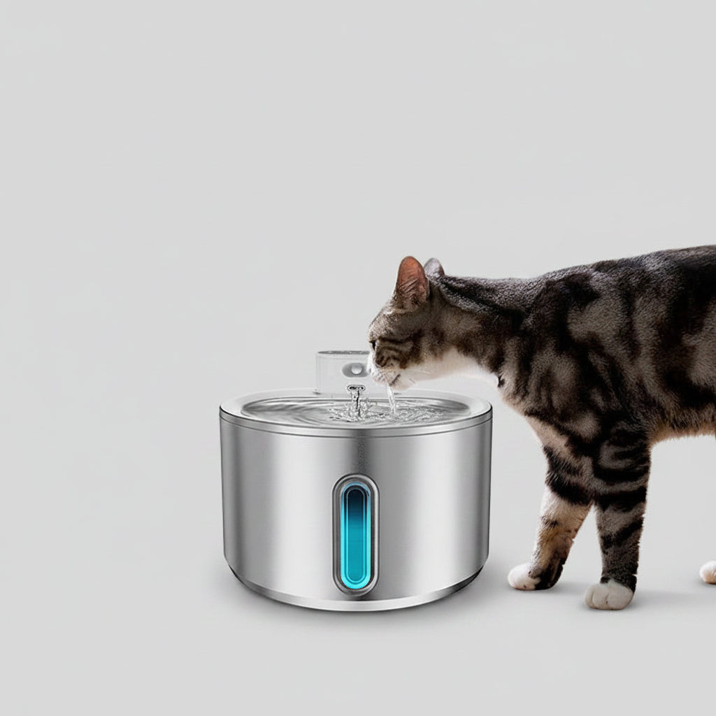 Induction Cat Drinking Device With Automatic Water Flow