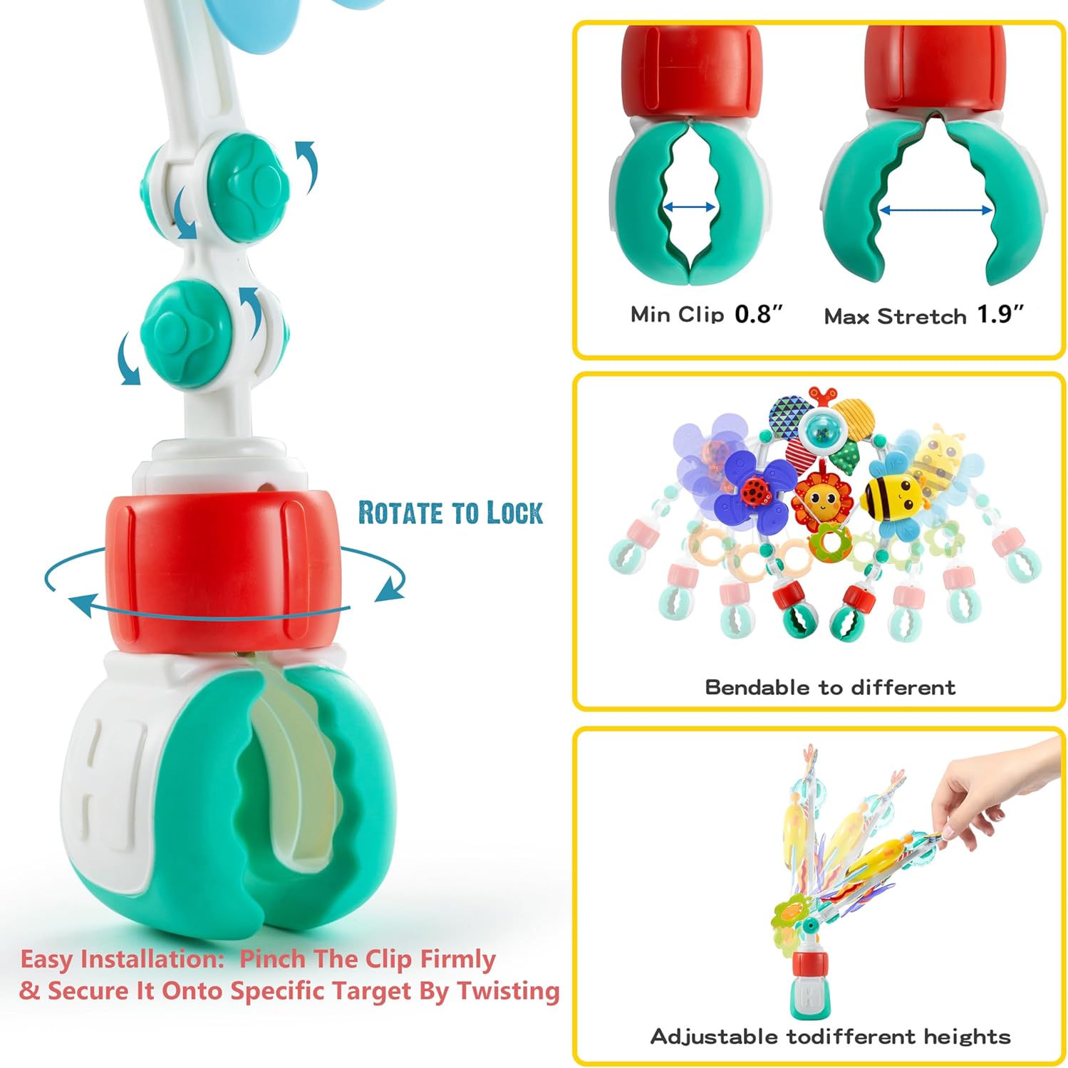 Infant Activity Arch For Stroller Car Seat And Bouncer