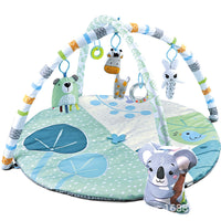 Infant activity mat and play gym for supervised floor play