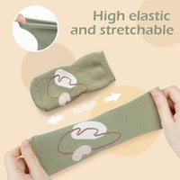 Infant non slip socks designed for indoor movement