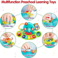 Infant playing baby piano toy musical learning toy for 1 year old baby