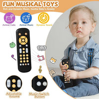 Infant playing remote control toy musical learning toy for babies