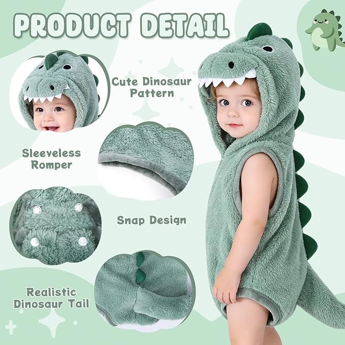 Sleeveless infant romper with fluffy finish