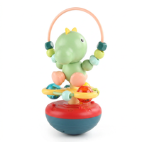 Musical baby rattle toy with interactive sound and movement