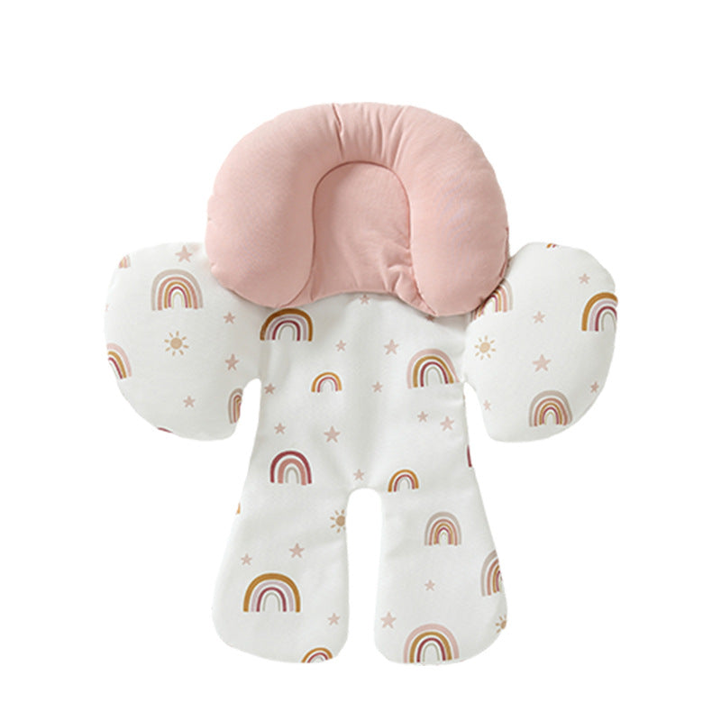 Infant seat cushion pad for strollers and high chairs
