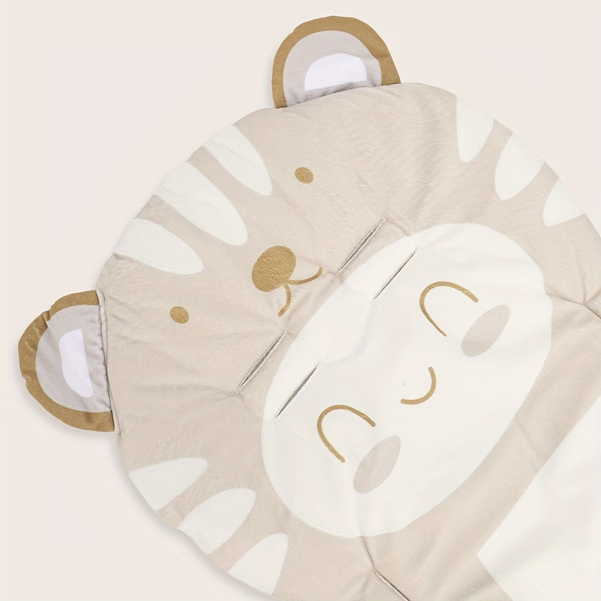Infant seat cushion with ergonomic design for stroller comfort