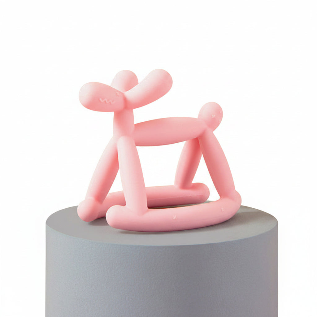 Infant silicone chew toy with lightweight flexible design