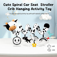 infant spiral stroller toy high contrast for newborn development