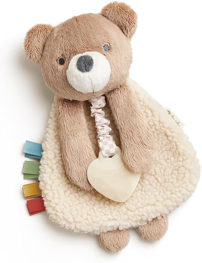 Infant Teether Comfort Toy With Plush Lovey