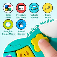 Infant tummy time music toy for 6 to 12 month babies