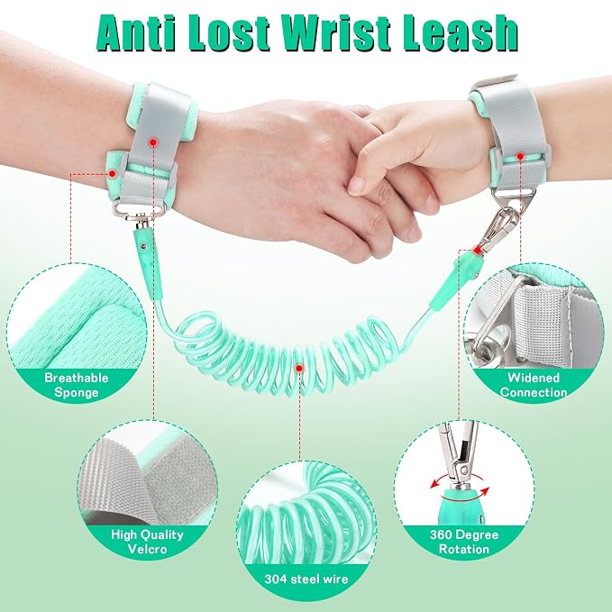 Infant walking harness with adjustable shoulder and waist straps