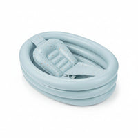 Inflatable baby bathtub and pool shown from the front view