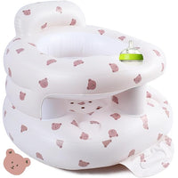 Inflatable Baby Seat with Safety Guardrails - Front View for Babies
