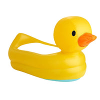 Duck Inflatable Baby Bathtub with White Hot Heat Alert - Front View