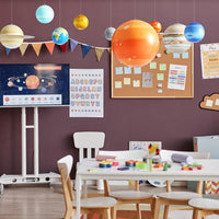 Inflatable planets classroom display for solar system science learning