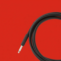 Instrument cable for electric guitar and bass connection