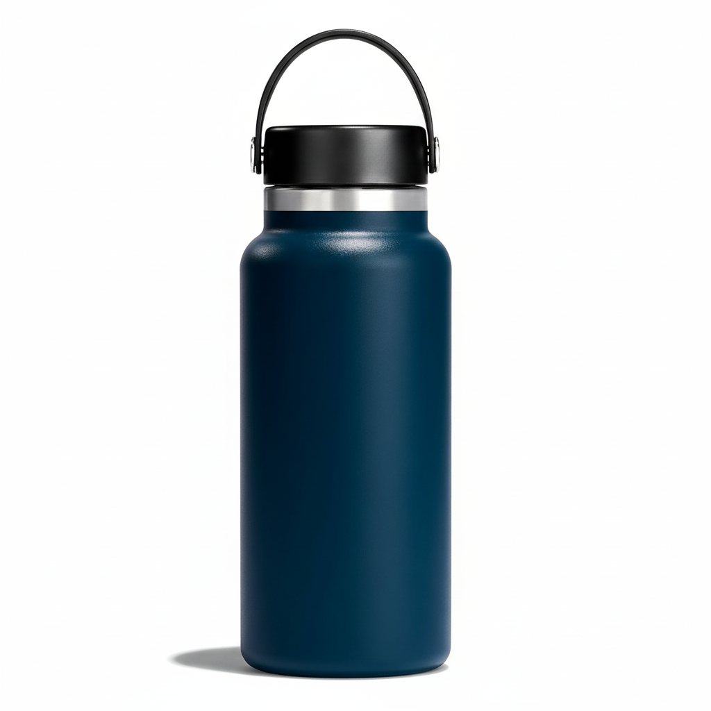32 oz insulated stainless steel water bottle for hot and cold drinks