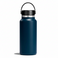 32 oz insulated stainless steel water bottle for hot and cold drinks
