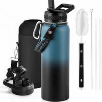 40 oz insulated water bottle triple wall stainless steel