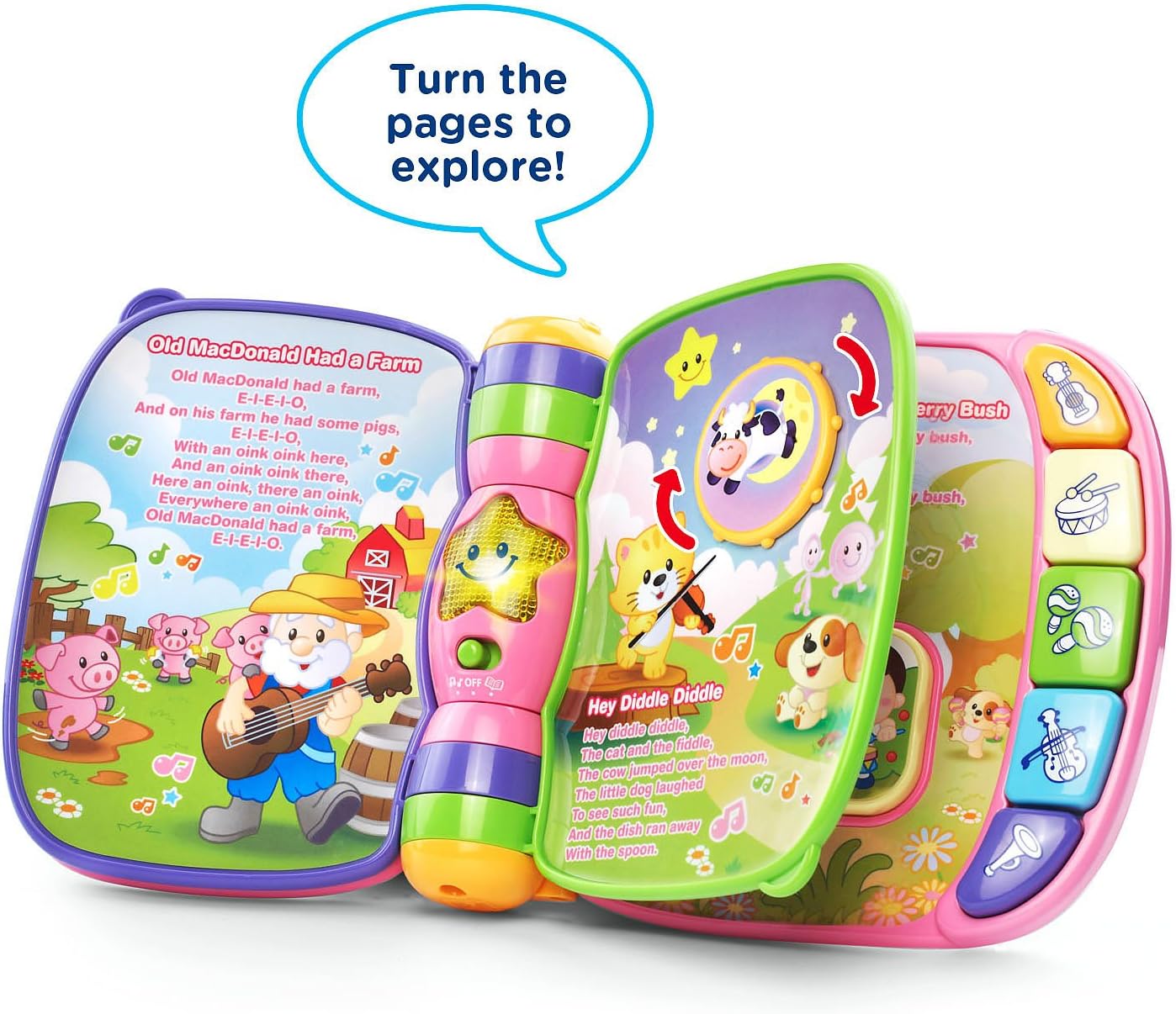 Interactive baby musical book for early learning and entertainment