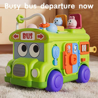 Interactive bus learning toy for kids preschool activities