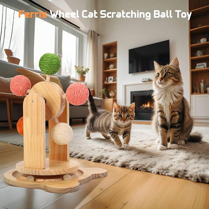 Interactive Cat Ball Track Toy for Indoor Play