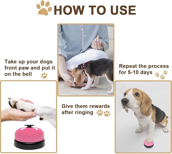 interactive dog doorbell for puppies to signal going outside