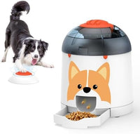 Interactive Dog Puzzle Feeder With Remote Controlled Treat Dispensing