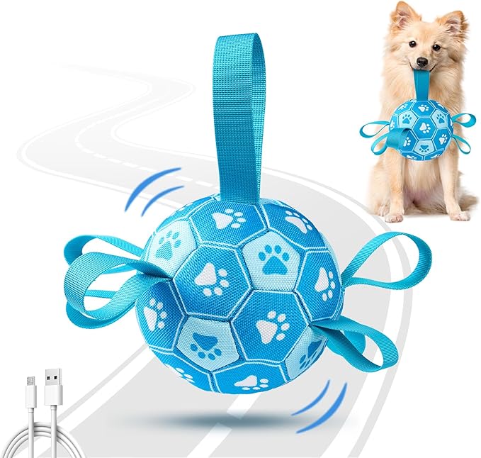 interactive dog soccer ball automatic moving and jumping toy