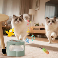 Interactive Electric Cat Toy with Remote Control and Sound