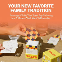 Interactive family card game prompts for fun