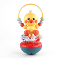 Interactive infant rattle toy for sensory and grasping activities