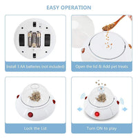 Interactive Kitten Puzzle Toy with Treat Dispensing Function