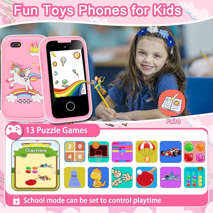 Interactive Learning Phone Toy For Cognitive Development
