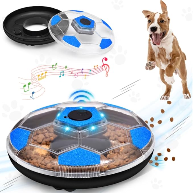 Interactive pet chaser toy with slow food dispensing function
