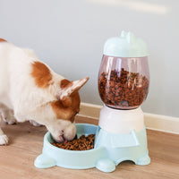 Interactive Pet Puzzle Bowl with Food Dispensing Function