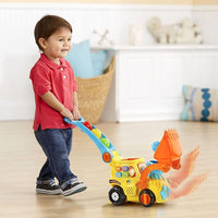 Interactive toddler vehicle toy for indoor play