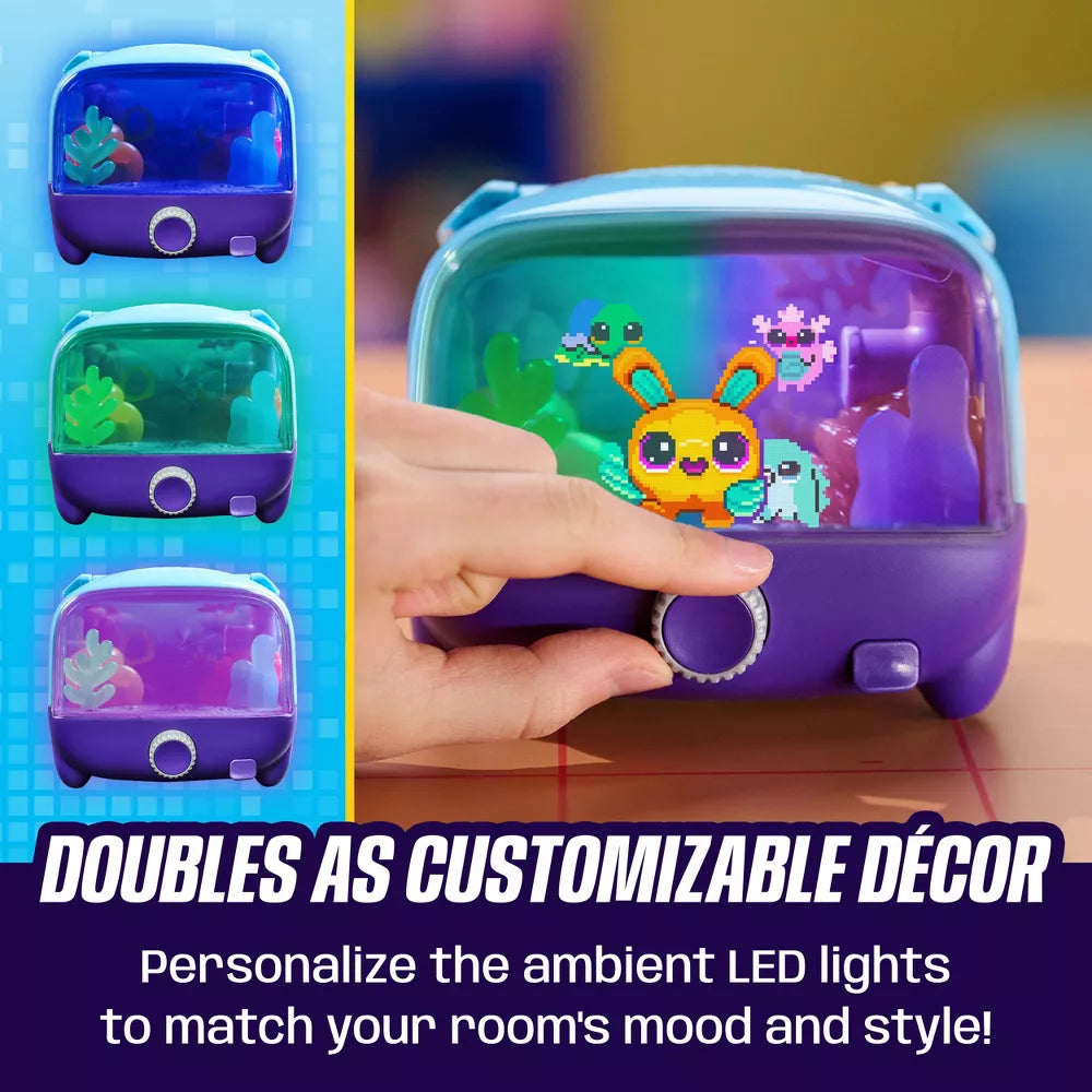 Detailed view of the interactive toy highlighting its visible electronic features.