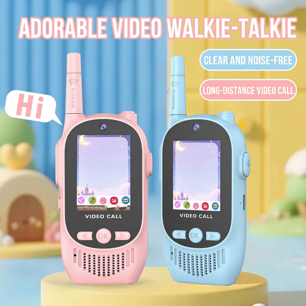 Interactive walkie talkie toy for kids