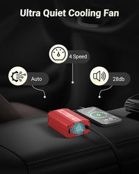 Car Power Inverter Aluminum Housing Durable Design