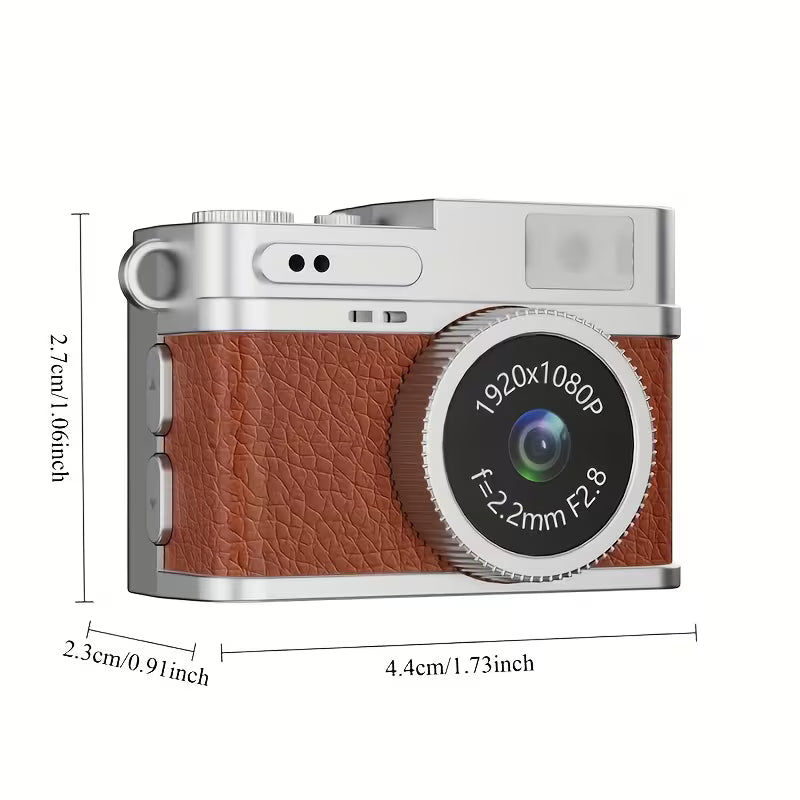 Mini camera with 0.96 inch IPS screen display