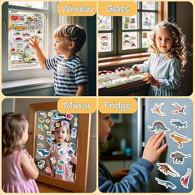 Fun jelly sticker book for toddlers with reusable stickers