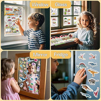 Fun jelly sticker book for toddlers with reusable stickers